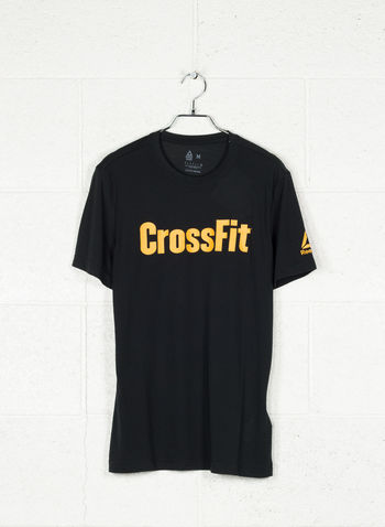 T-SHIRT CROSSFIT SPEEDWICK F.E.F. GRAPHIC, BLKGOLD, small