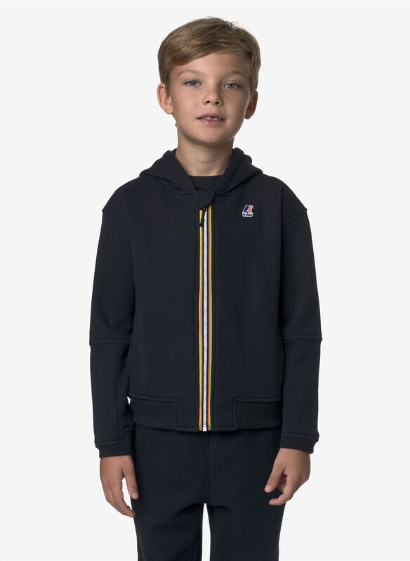 FELPA PROS FULL ZIP BAMBINO, K89 NVY, medium