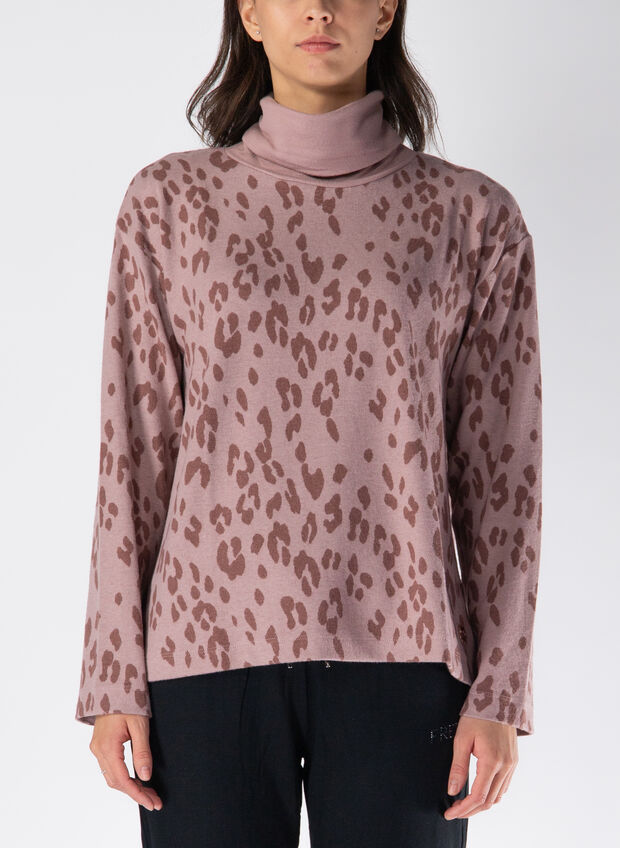 MAGLIONE INTERLOCK ANIMALIER, ANI93Z CIPRIA, large