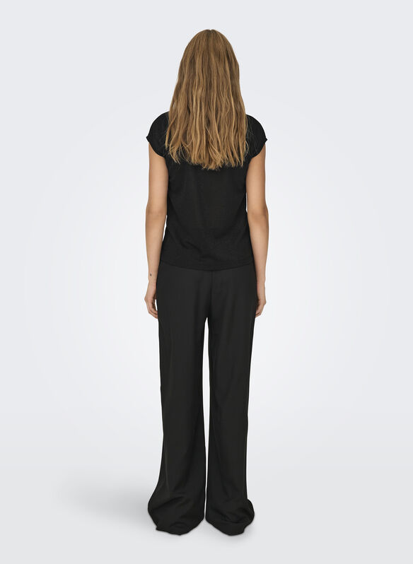 BLUSA SILVERY, BLACK, medium