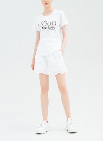 T-SHIRT REGULAR IN JERSEY CON STAMPA LETTERING, , small