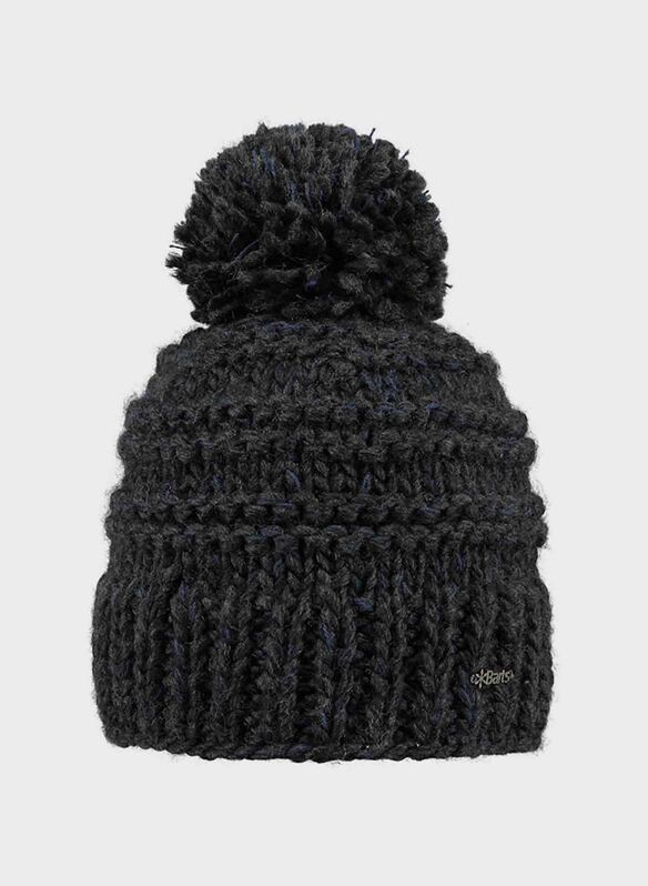 CAPPELLO IN MAGLIA JASMIN PON PON, 0019 DARK HEATHER, medium