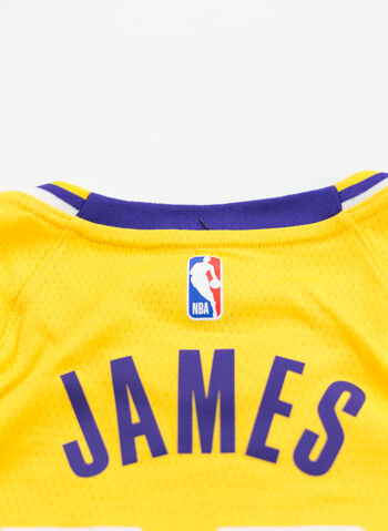 CANOTTA NBA LA LAKERS LEBRON JAMES RAGAZZO, AMARILLO, small