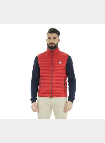 GILET COLLO ALTO , 193RED, small