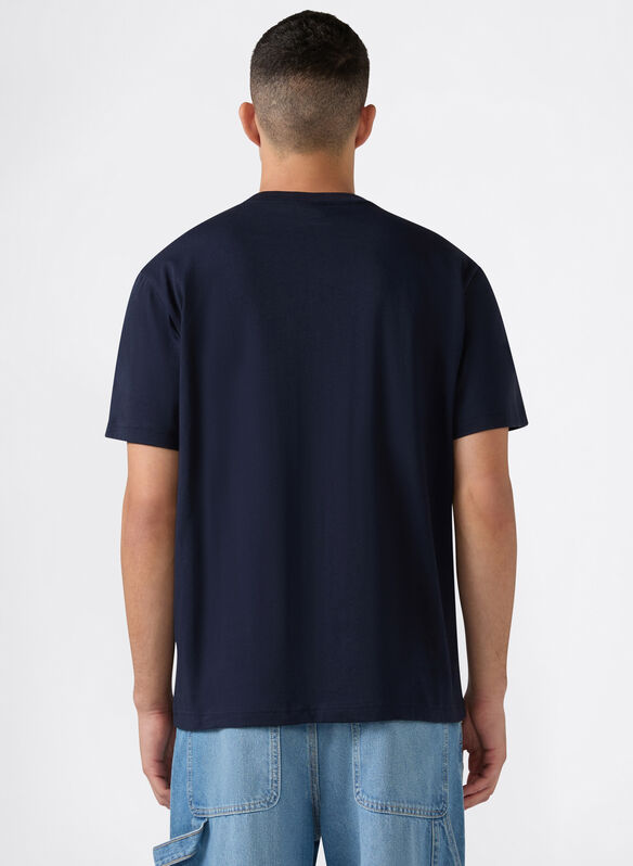 T-SHIRT MODERN MICRO LOGO, BS501 NVY, medium
