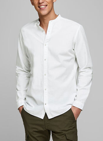 CAMICIA COLLO COREANO, WHT, small
