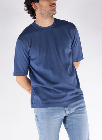 T-SHIRT GIROCOLLO COMBE, , small