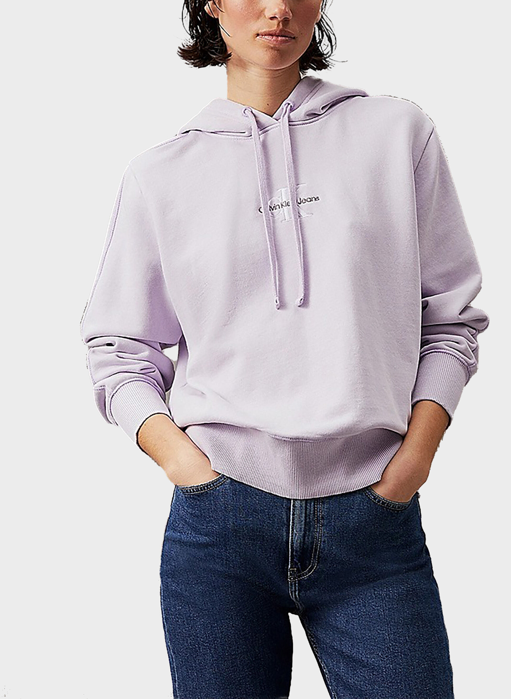 FELPA HOODIE CON LOGO
