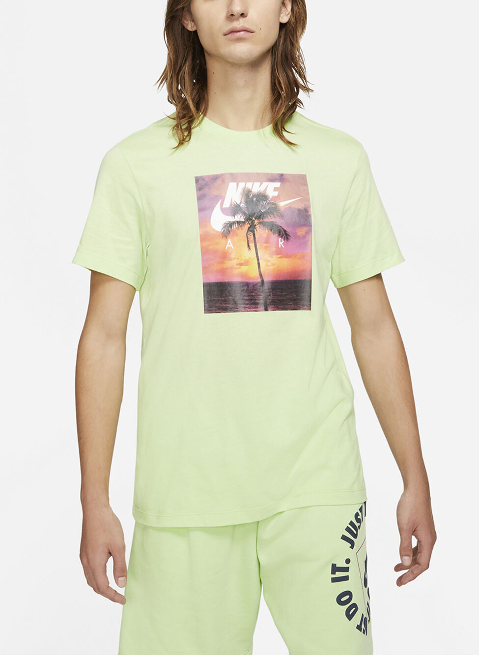 NIKE T-SHIRT PHOTO Multicolor, Lime | Sport85