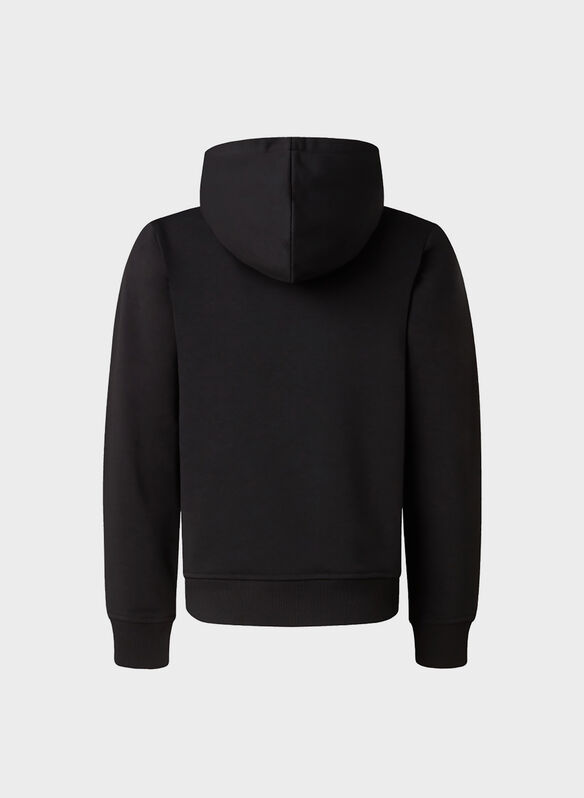 FELPA LIQUID LOGO HOODIE RAGAZZO, - BLK, medium