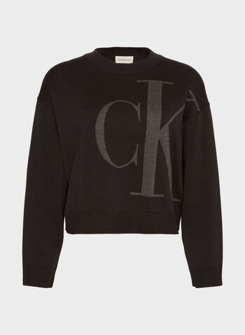 MALGIONE CON MONOGRAMMA JACQUARD, UB1 BLK, small