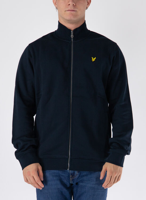 FELPA FULL ZIP PINTUCK INTERLOCK, , large