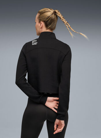 FELPA HALF ZIP PUMA X HYROX CLOUDSPUN, 01 BLK, small