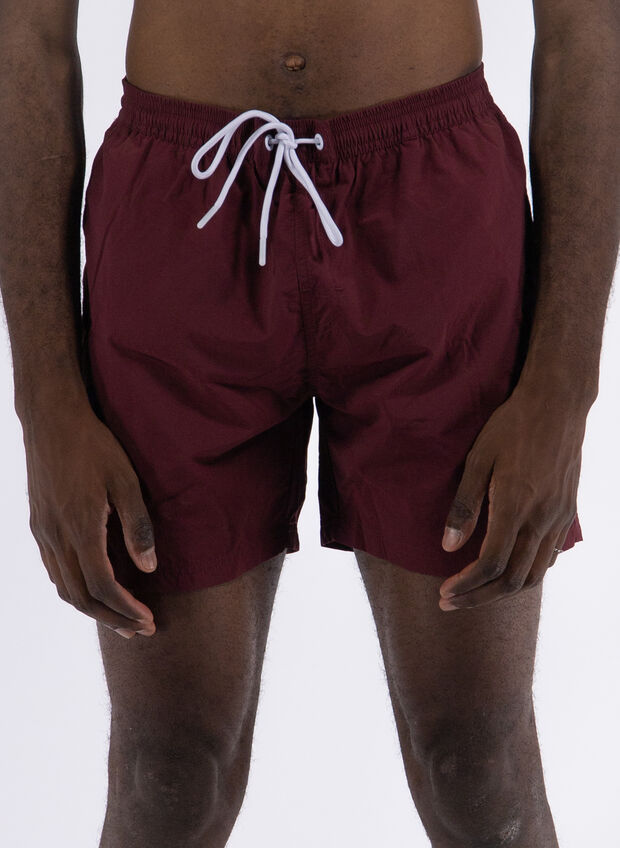 COSTUME BOXER POCKET CHECK, 14 BORDO, large