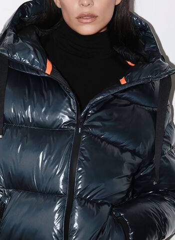 GIUBBOTTO POPULONIA BRIGHT LUCIDO, PETROL, small