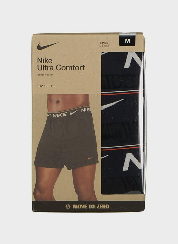 BOXER ULTRA COMFORT DRI-FIT 3 PAIA, BLK, large