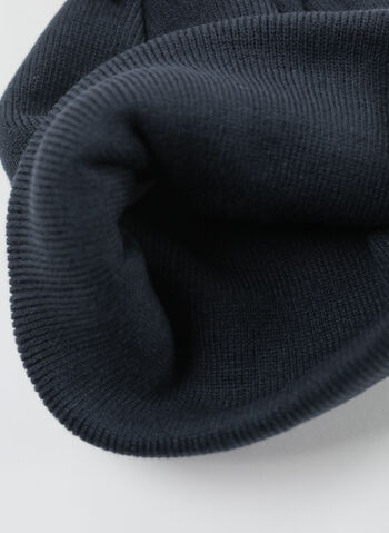 CAPPELLO MAGLIA RISVOLTO JUNIOR, BS501 NVY, small