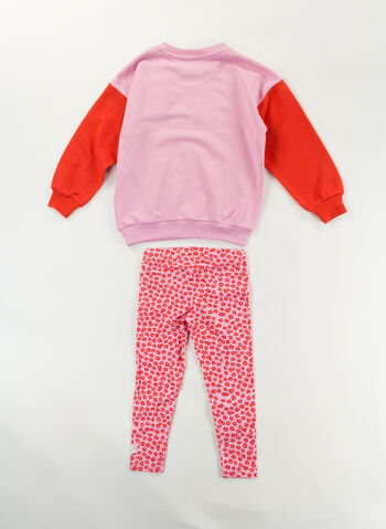 TUTA SPORTIVA CON STAMPA FLOREALE BAMBINA, , small