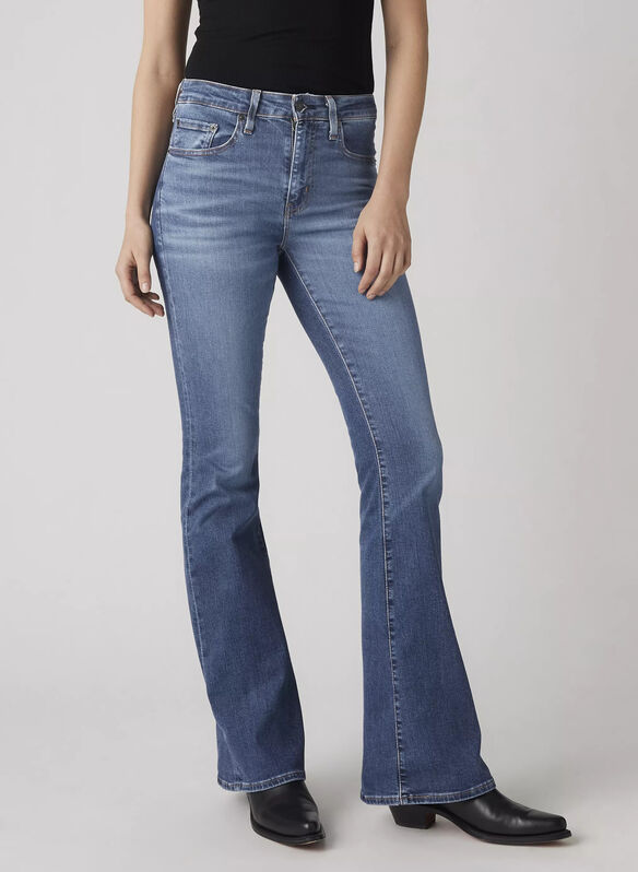 JEANS FLARE, 0026 MEDIUM, medium