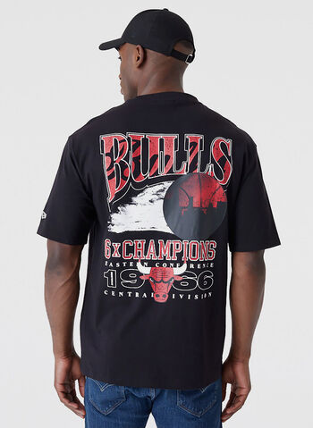 T-SHIRT CHICAGO BULLS NBA CHAMPIONSHIP, BLK, small