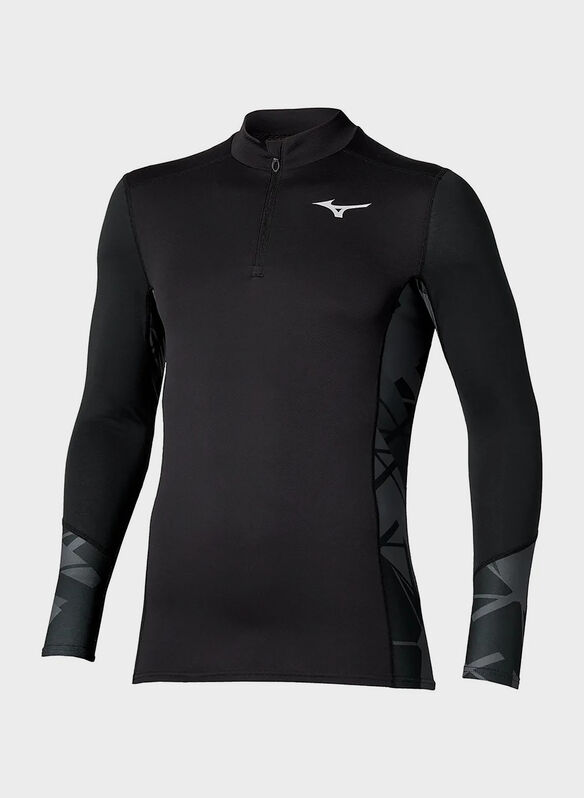 MAGLIA 1/2 ZIP VIRTUAL BODY G5, 09 BLK, medium