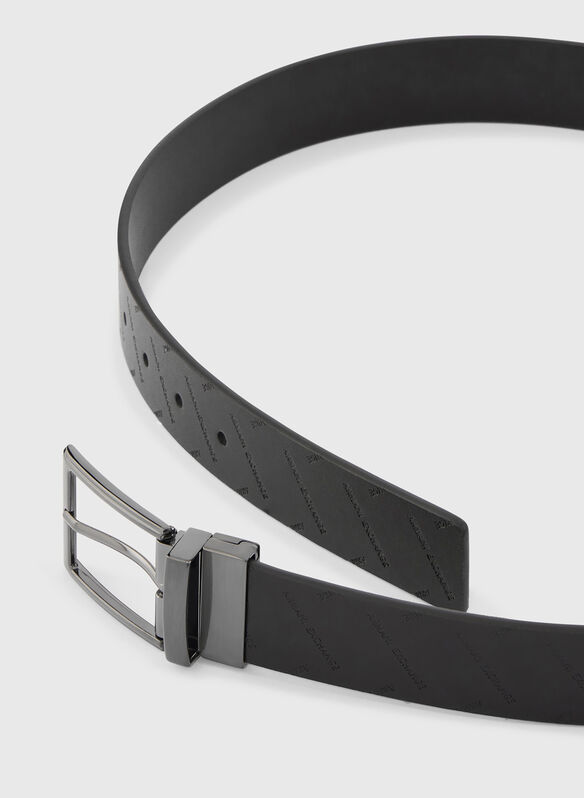 CINTURA CON LOGO, UC001 BLK, medium