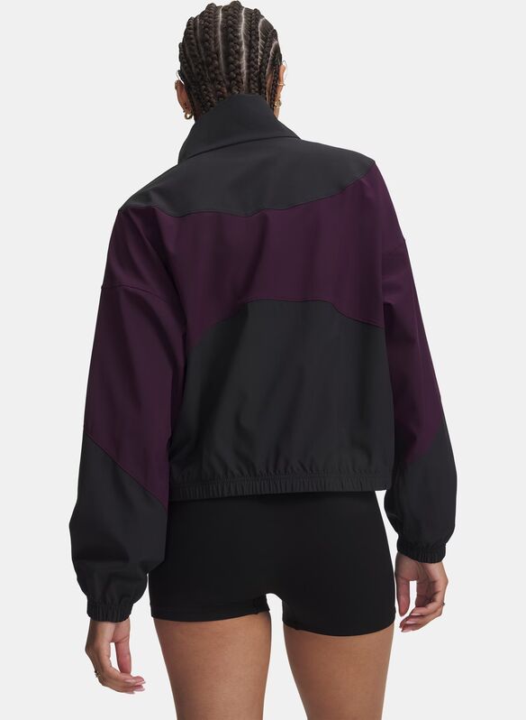 JACKET RIVAL WOVEN, 0002 BLKPURPLE, medium