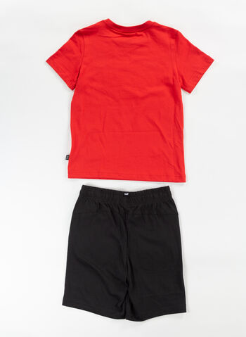 COMPLETO T-SHIRT + SHORT RAGAZZO, 21 RED, small