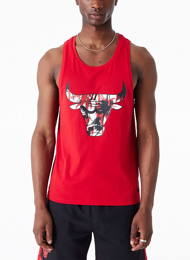 CANOTTA CHICAGO BULLS NBA PALM TREE INFILL, RED, large