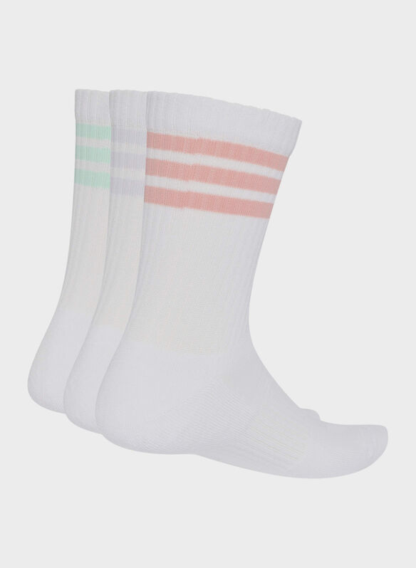 CALZA CREW CUSH, - WHTMULTI, medium