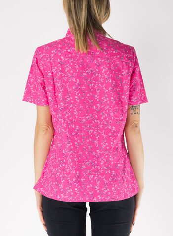 CAMICIA FANTASIA STRETCH, 72ZT FUXIA, small