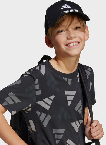 CAPPELLO 3-STRIPES NEW LOGO UNISEX, BLK, small