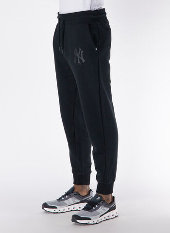 PANTALONE NY CON LOGO TONO SU TONO, BLACK, small