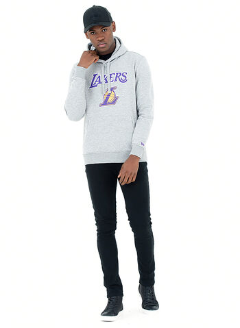 FELPA HOODIE LOS ANGELES LAKERS, GREY, small