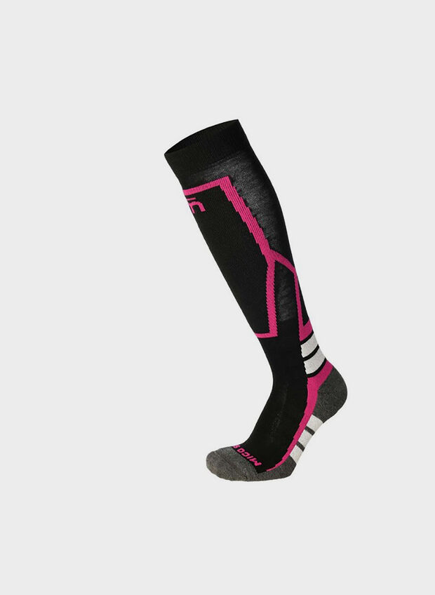 CALZA SKI MEDIUM WEIGHT CONTROL JUNIOR, 573 BLKFUX, large