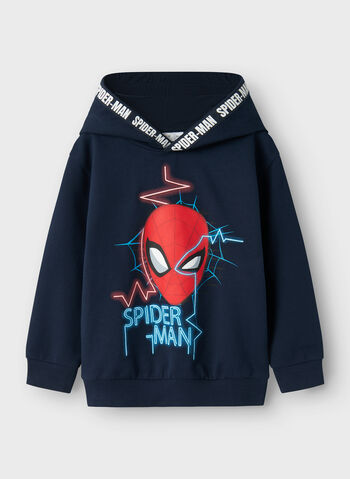 FELPA SPIDERMAN HOODIE BAMBINO, NAVY BLAZER, small