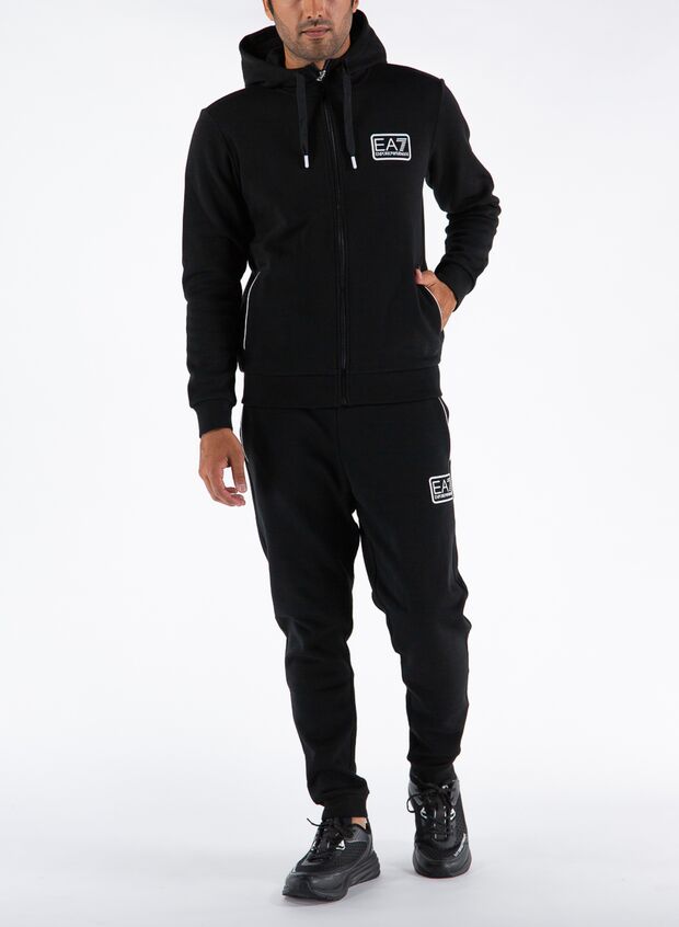 EA7 TUTA CON LOGO CORE IDENTITY Bianco, Nero Uomo | Sport85