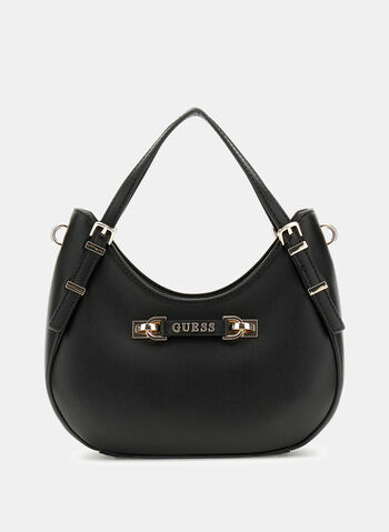 BORSA A SPALLA LEFIA SMALL, BLA BLK, small