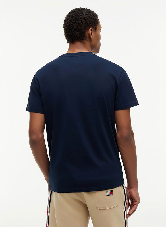 T-SHIRT TJM ENTRY LOGO, C1G NVY, medium