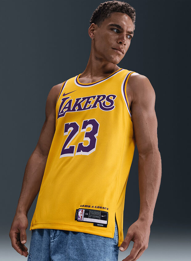 CANOTTA NBA LA LAKERS LEBRON JAMES, 733 AMARILLO, large