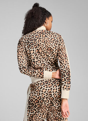 FELPA FULL ZIP T7 LEO LUXE, 87 PANNA, small