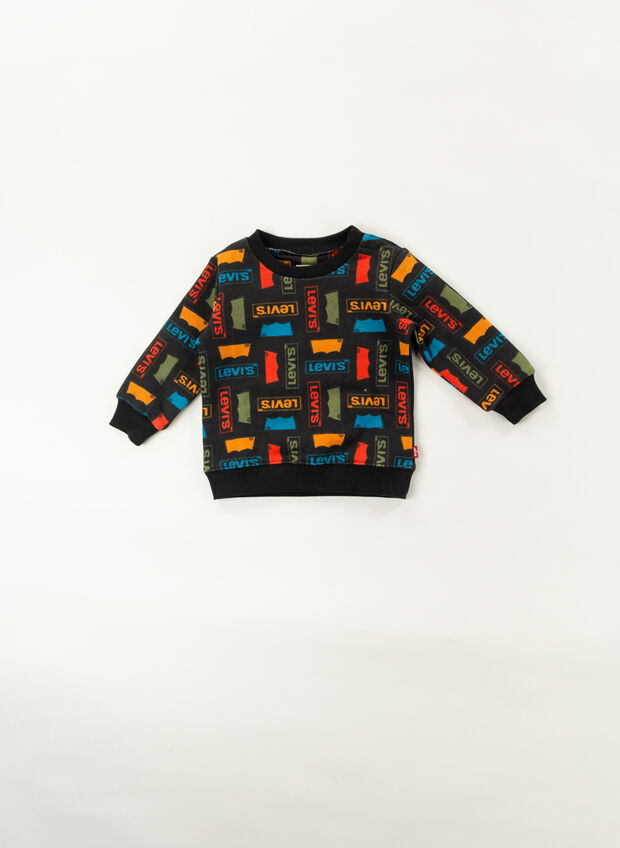 FELPA CON LOGO BIMBO, K84 FUMO, large