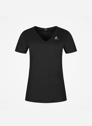 T-SHIRT SHORTSLEEVE ESSENTIAL, BLK, small