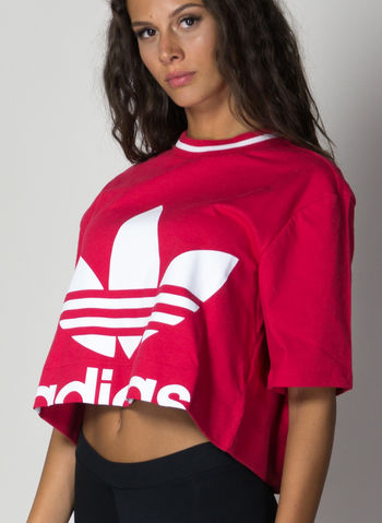T-SHIRT CROPPED, FUXIA, small
