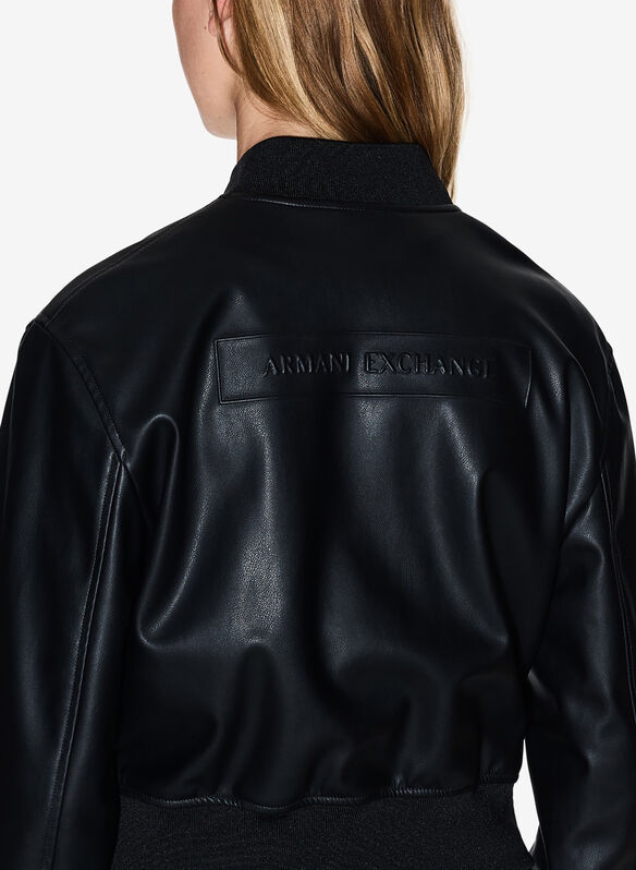 GIUBBOTTO ECOPELLE, UC001 BLK, medium