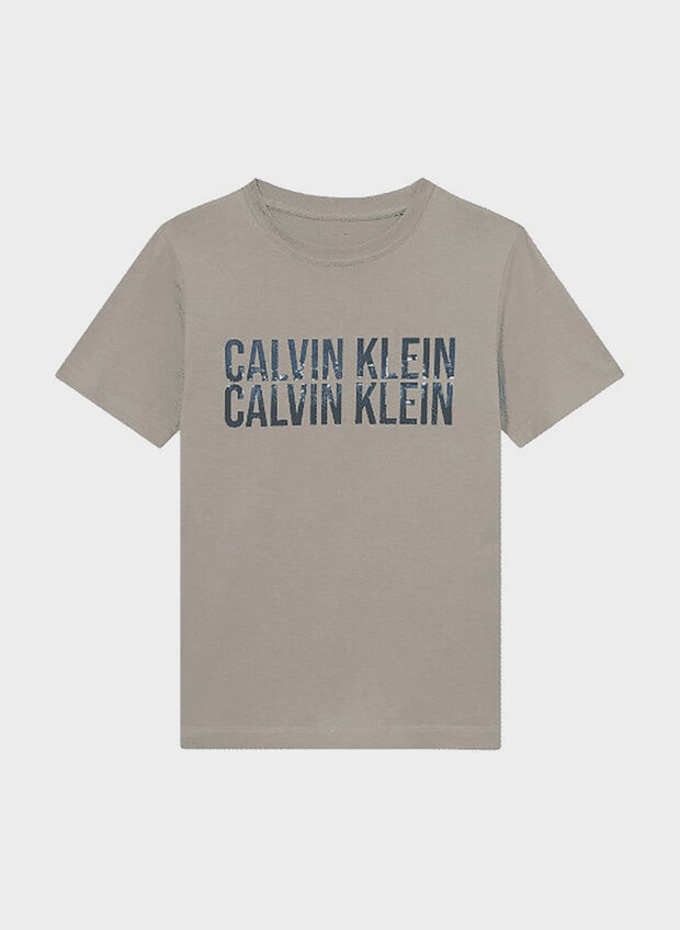 T-SHIRT SEASONAL LOGO RAGAZZO, PDN GREY, large