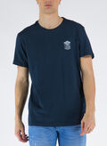 T-SHIRT CON STAMPA POSTERIORE, 194024BLUE, thumb