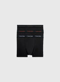 BOXER ADERENTI COTTON STRETCH 3 PACK, CQ7 BLK, thumb