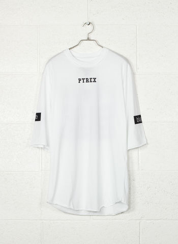 T-SHIRT 3/4 OVER, BIANCO, small