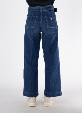 JEANS WIDE LEG DAKOTA, MINI DENIM, small